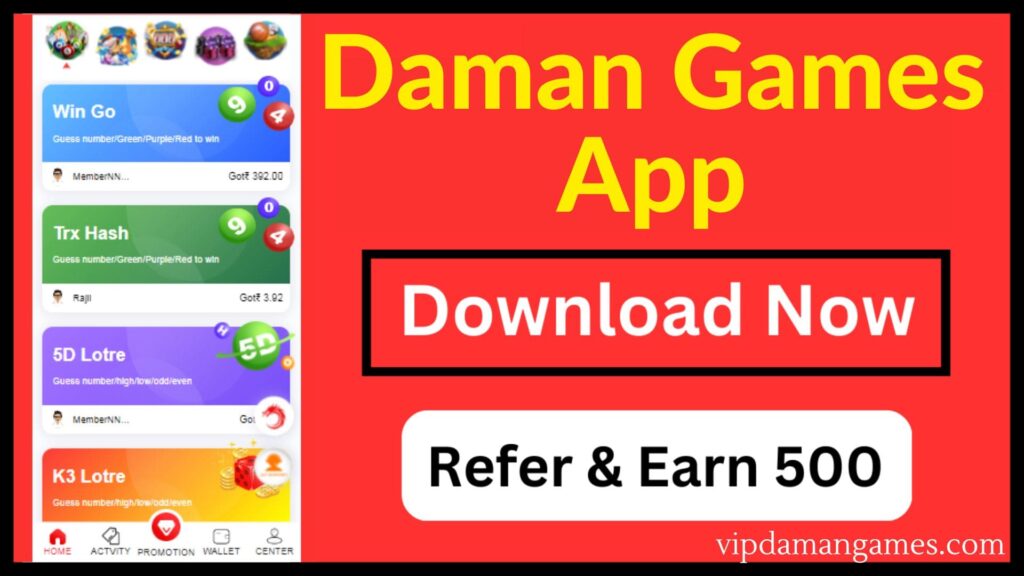 Daman Games App Download